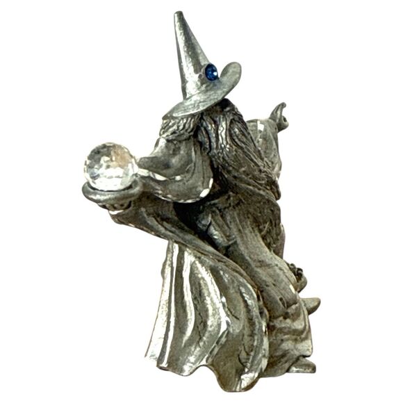 Spoontiques Pewter Wizard Figurine Fantasy Collectible Sculpture USA - Picture 7 of 7